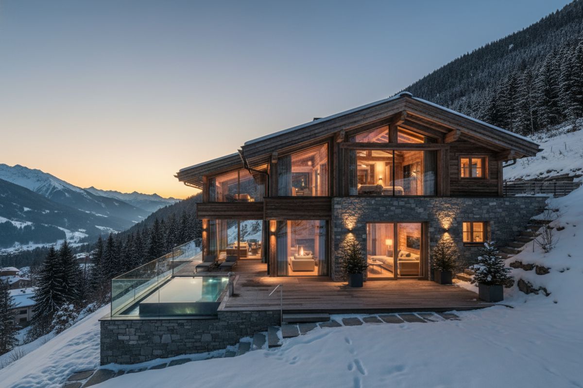 Charmantes Chalet Berge Österreich