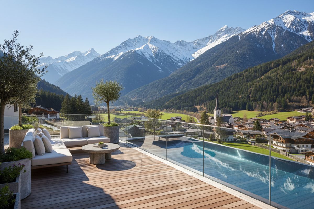 Ferienhaus Österreichische Alpen Skifahren